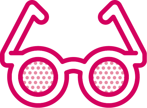 pink glass icon